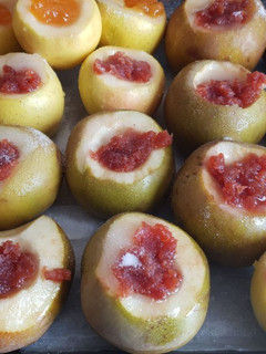 Una foto de Manzanas al horno