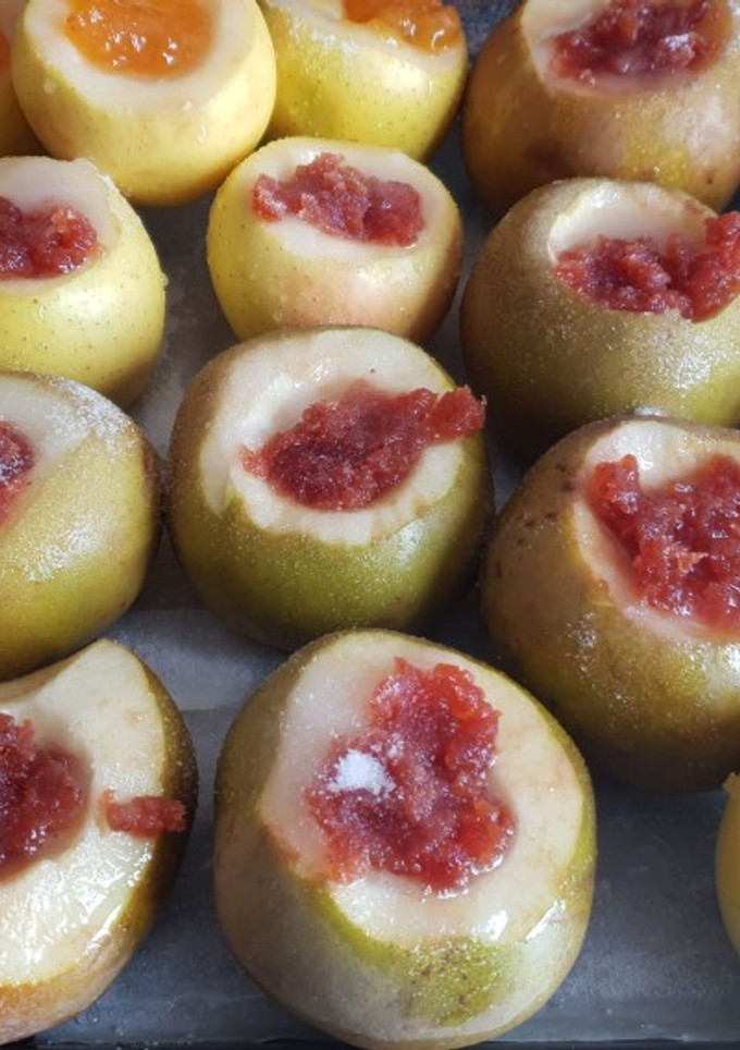 Una foto de Manzanas al horno