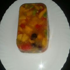 A picture of Water Melon Jello Fruit Salad #AuthorMarathon.