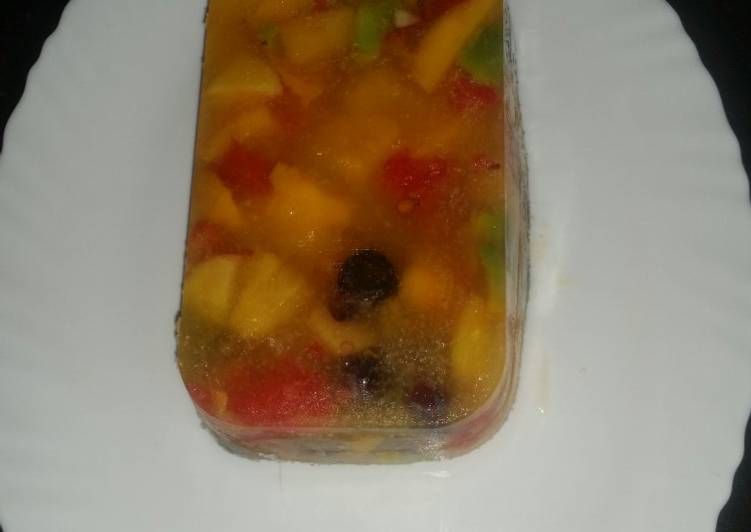 Water Melon Jello Fruit Salad #AuthorMarathon