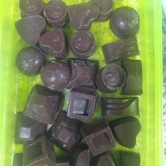 A picture of Homemade choclates.