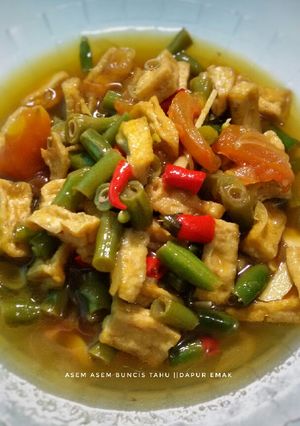 Foto resep Asem Asem Buncis Tahu