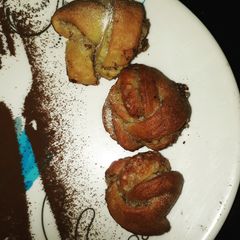 A picture of No Oven No Yeast Cinnamon Roll.