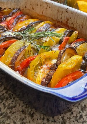 Une photo de 🌻TIAN PROVENÇAL LÉGUMES 🍆 DU🍅🌶️SOLEIL