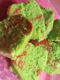 Bolu pandan Kukus (takaran sendok) untuk pemula