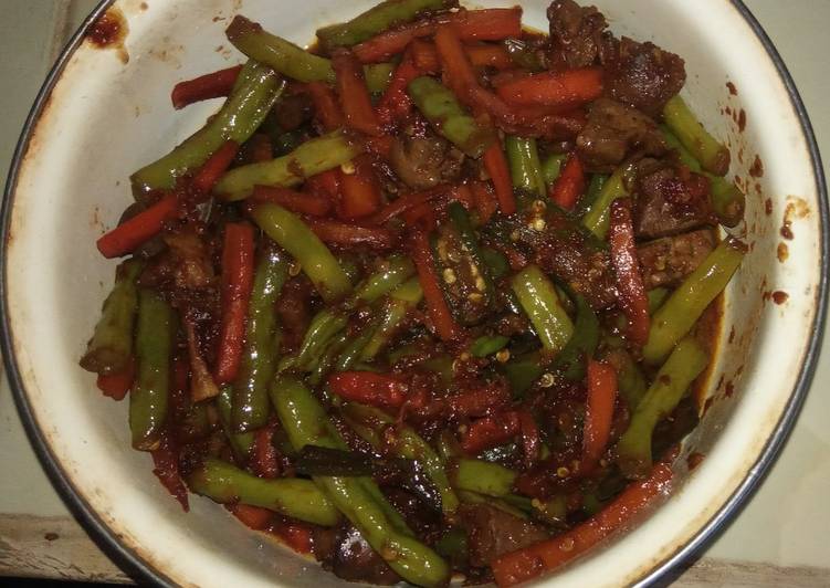 Bagaimana Menyiapkan Oseng buntel (buncis wortel), Anti Gagal