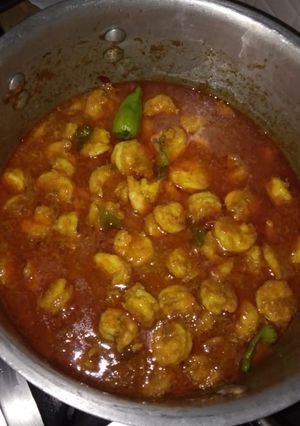 A picture of CREAMY Prawns CuRRY.