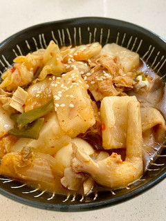 泡菜蘿蔔糕湯 ［蔬食］ 的食譜成品照片
