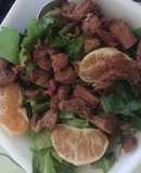 Ensalada de atún con mandarina