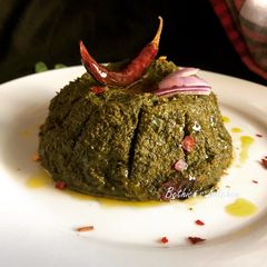 A picture of Sojne Pata Bata / Bhorta (Moringa Leaves Chutney - Bong style).