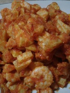 Foto resep Udang balado kentang