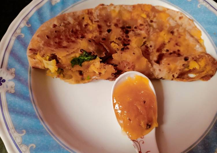 Recipe of Favorite Crispy ghobi paratha