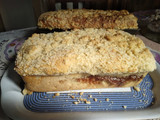 Cuca con relleno de dulce de guayaba