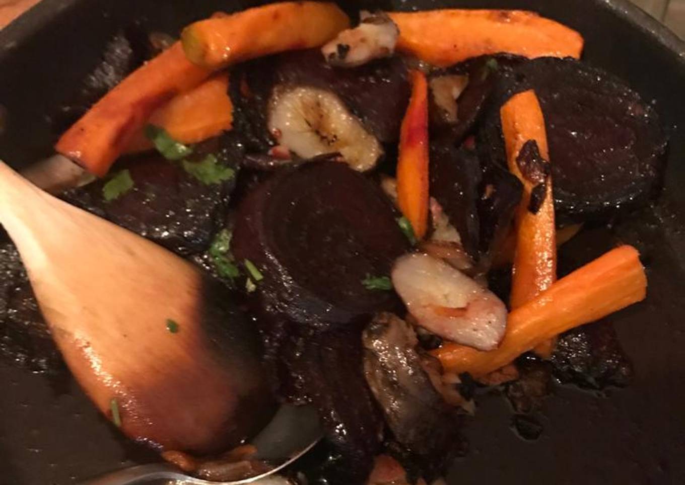 Poêlée de légumes d'hiver oubliés