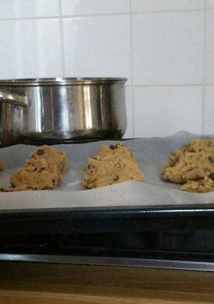 A picture of Choc chip cookies.