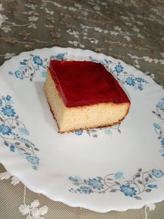 صورة لوصفة كيكة الجيلي