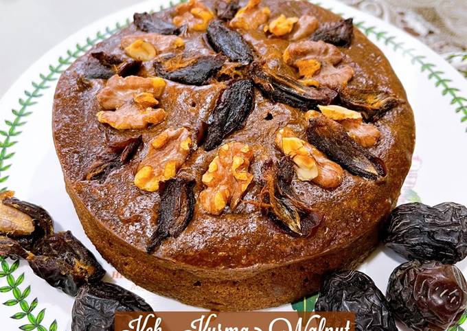 Resipi Kek Kurma Walnut Oleh Mahadiah Cookpad