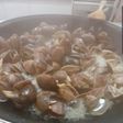 Almejas al Ajillo (de Palmones, Cádiz)