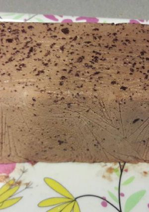 Una foto de Semifreddo de chocolate semi amargo