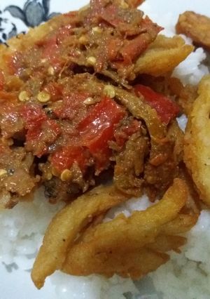 Foto resep Jamur geprek sambal teri