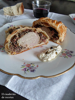Una foto de Solomillo Wellington