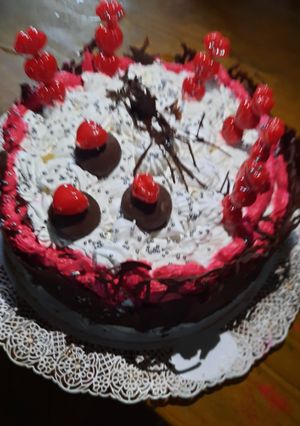 Una foto de Postre para celebrar el día del amor, San Valentín!!❤❤