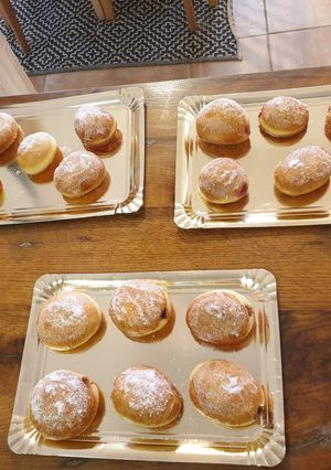 Une photo de ☆ beignets Nutella, framboise nature ☆