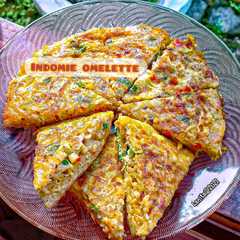 A picture of Indomie Omelette.