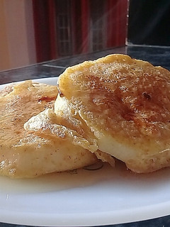 Una foto de Manzana 🍎 con harina integral y coco 😋