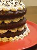 Naked Cake cioccolato e caffè