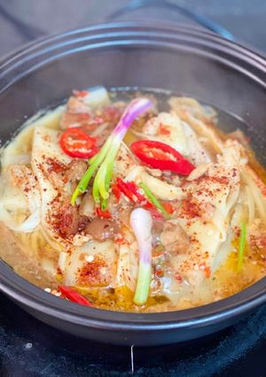 Hình của món Măng Kho Thịt Heo.
