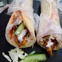 A picture of Special zinger shawarma 💝💝.