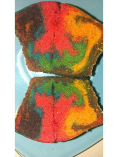 Una foto de Cupcake Arcoíris