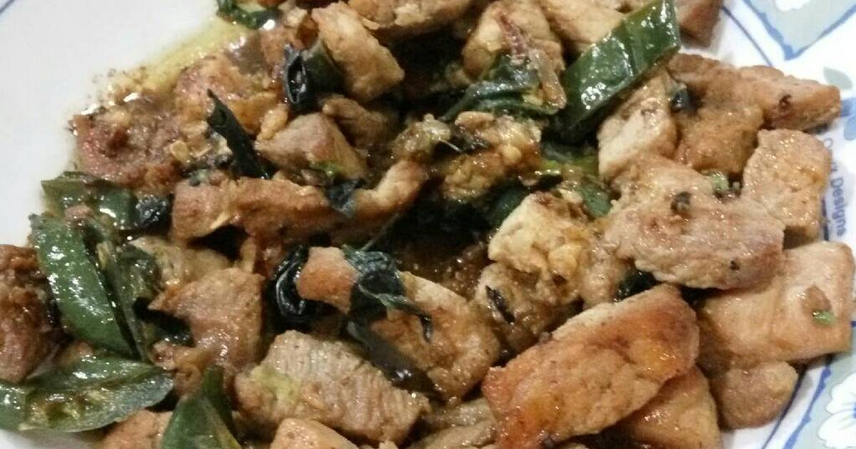 Resep Daging  babi  masak kemangi oleh Anna Joch Cookpad