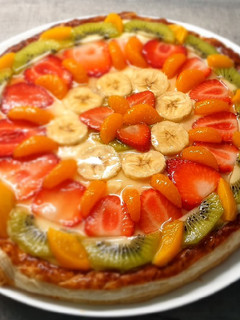 Una foto de Hojaldrada de frutas
