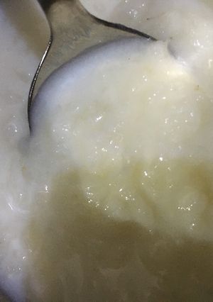 A picture of Rice pudding.