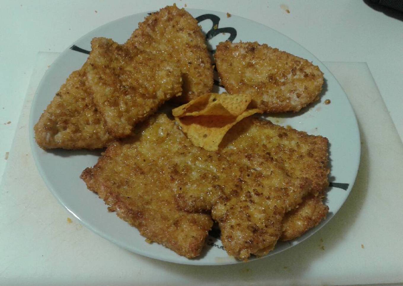 Pechugas de pollo rebozadas con doritos