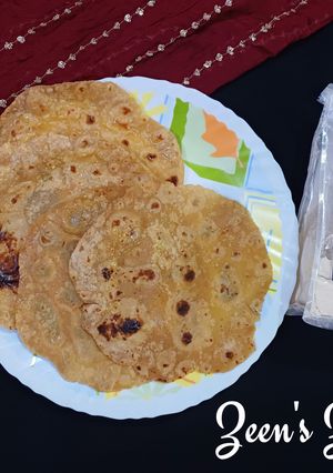 A picture of Sprouted Wheat flour Rotis.