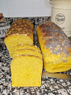 Una foto de Pan de calabaza súper tierno 😍