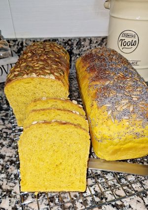 Una foto de Pan de calabaza súper tierno 😍