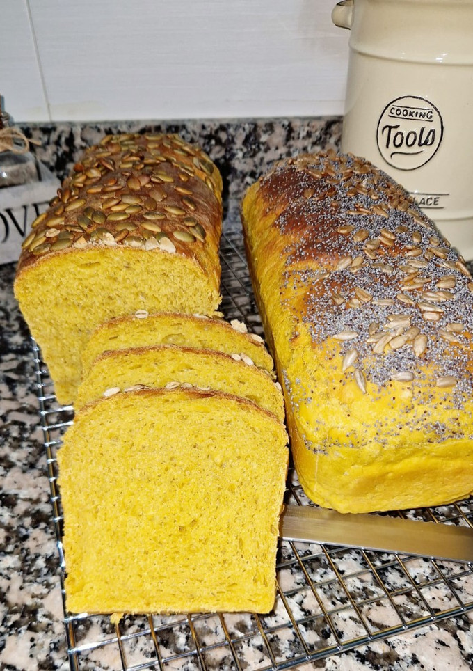 Una foto de Pan de calabaza súper tierno 😍