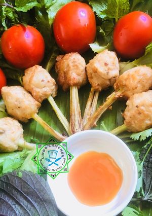Hình của món Chạo tôm (Chả tôm).