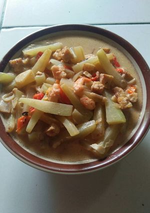 Foto resep Lodeh manisa pedas