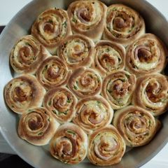 A picture of Ham Rolls#endofyearchallenge.