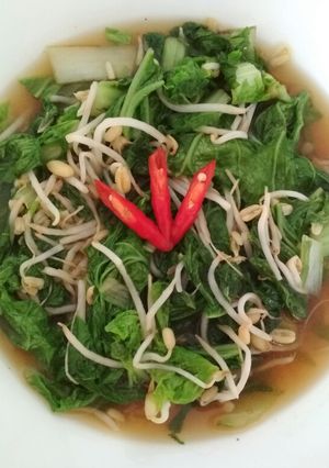 Foto resep Cah sawi tauge simple