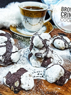 Foto resep Brownie Crinkle Cookies