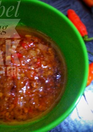 Foto resep Sambel kacang ala emak #BikinRamadhanBerkesan