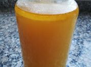 Una foto de corvina al jugo