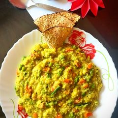 A picture of Jowar Khichadi.