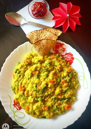 A picture of Jowar Khichadi.